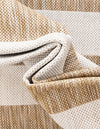 Seaside Stripes Collection Area Rug - Cabana (Taupe) Rectangle Taupe  lifestyle 52