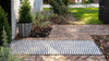 Patio Stripe Harmony Collection Area Rug - Cabana (Charcoal) Runner Charcoal  lifestyle 5