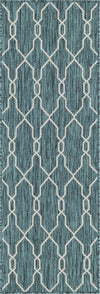 Savannah Pergola Collection Area Rug -  Gazebo Runner Teal  lifestyle 116