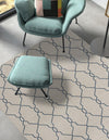 Garden Lattice Oasis Collection Area Rug -  Gazebo Rectangle Ivory  lifestyle 14