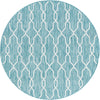 Savannah Pergola Collection Area Rug -  Gazebo Round Light Aqua  lifestyle 111