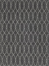 Garden Lattice Oasis Collection Area Rug -  Gazebo Rectangle Charcoal Main
