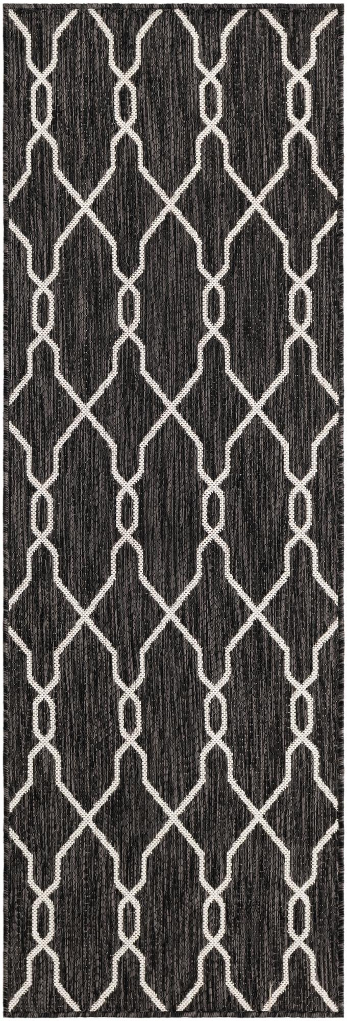 Savannah Pergola Collection Area Rug -  Gazebo Runner Charcoal Gray  lifestyle 107