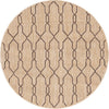 Savannah Pergola Collection Area Rug -  Gazebo Round Natural  lifestyle 113