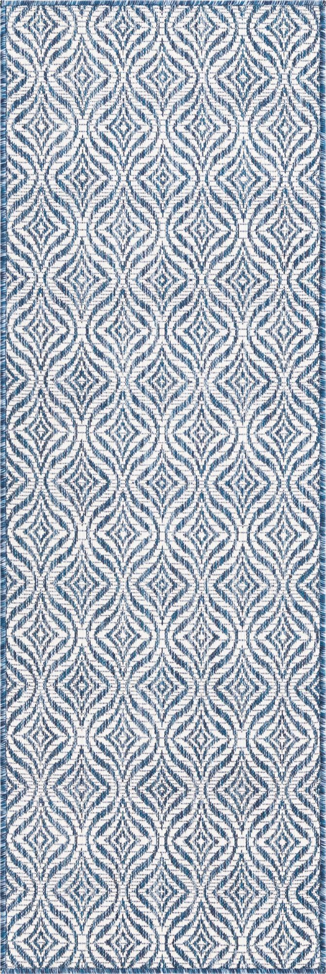 Savannah Pergola Collection Area Rug -  Terrace Runner Blue  lifestyle 88