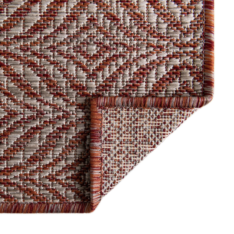 Savannah Pergola Collection Area Rug -  Terrace Rectangle Rust Red  lifestyle 22