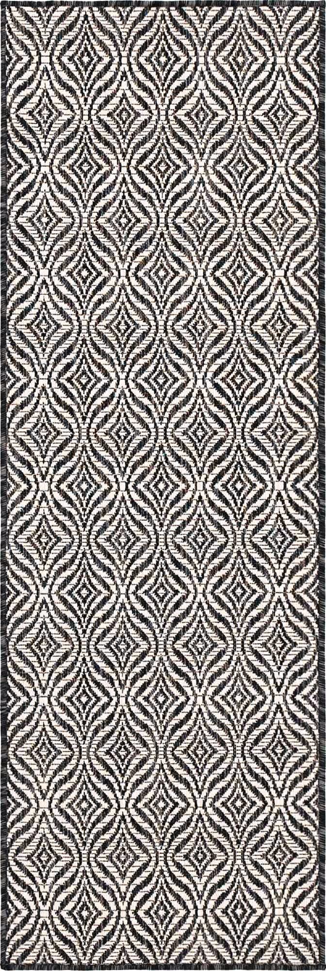Savannah Pergola Collection Area Rug -  Terrace Runner Charcoal Gray  lifestyle 89