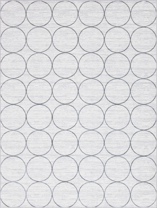 Garden Maze Retreat Collection Area Rug -  Ivyhaven Rectangle White  lifestyle 2