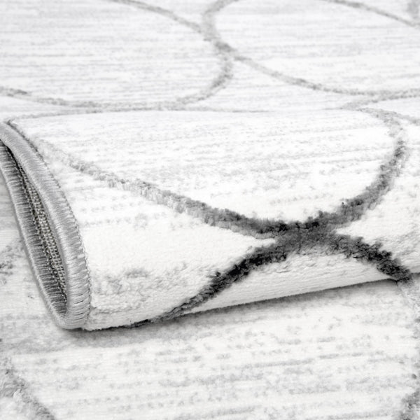 Garden Maze Retreat Collection Area Rug -  Ivyhaven Rectangle White  lifestyle 17