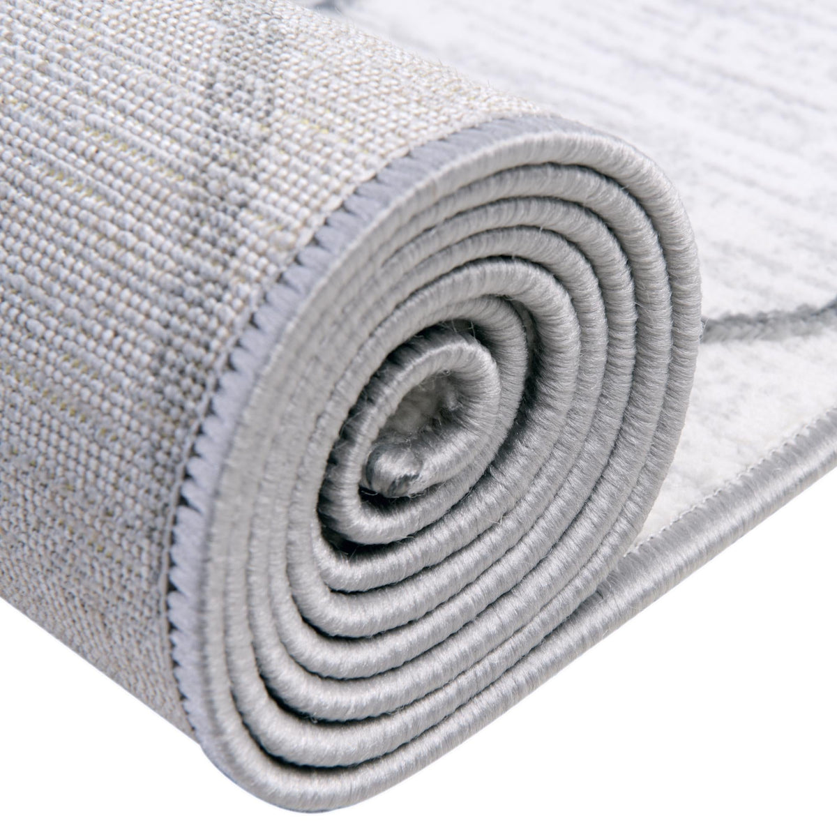 Garden Maze Retreat Collection Area Rug -  Ivyhaven Rectangle White  lifestyle 34