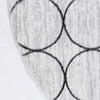 Garden Maze Retreat Collection Area Rug -  Ivyhaven Round White  lifestyle 86
