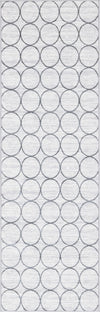 Garden Maze Retreat Collection Area Rug -  Ivyhaven Runner White  lifestyle 54