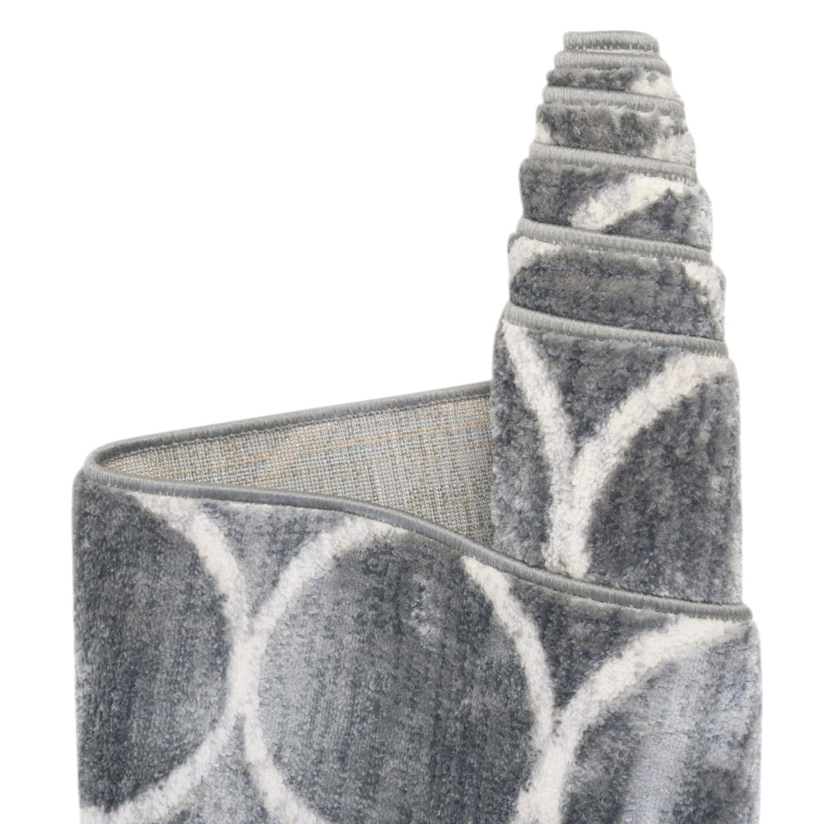Garden Maze Retreat Collection Area Rug -  Ivyhaven Rectangle Gray  lifestyle 32