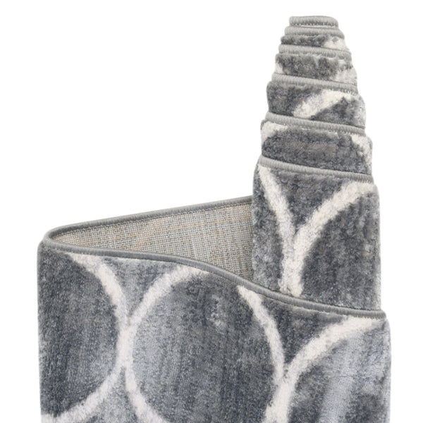 Garden Maze Retreat Collection Area Rug -  Ivyhaven Rectangle Gray  lifestyle 32