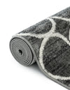Garden Maze Retreat Collection Area Rug -  Ivyhaven Rectangle Gray  lifestyle 48
