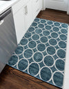 Garden Maze Retreat Collection Area Rug -  Ivyhaven Rectangle Blue  lifestyle 33