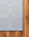 Garden Maze Retreat Collection Area Rug -  Ivyhaven Runner Blue  lifestyle 96