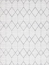 Garden Maze Retreat Collection Area Rug -  Greenbower Rectangle White  lifestyle 2