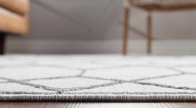 Garden Maze Retreat Collection Area Rug -  Greenbower Rectangle White  lifestyle 35