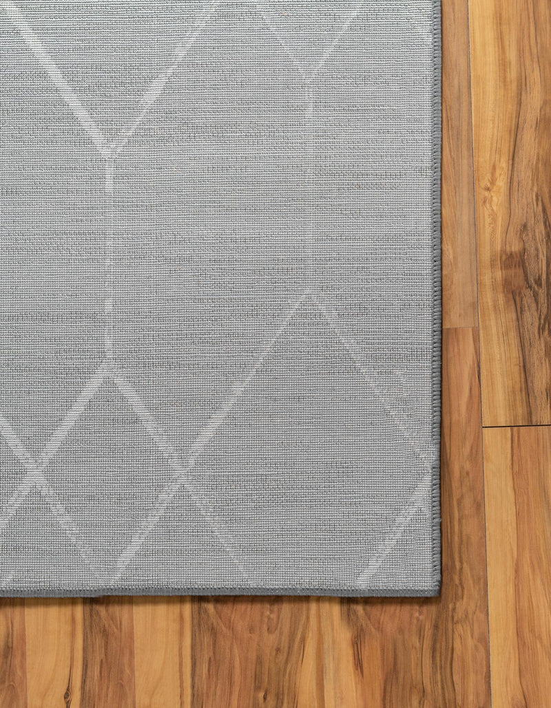Garden Maze Retreat Collection Area Rug -  Greenbower Rectangle Gray  lifestyle 48