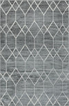 Garden Maze Retreat Collection Area Rug -  Greenbower Rectangle Gray  lifestyle 3