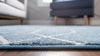 Garden Maze Retreat Collection Area Rug -  Greenbower Rectangle Blue  lifestyle 34