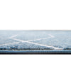 Garden Maze Retreat Collection Area Rug -  Greenbower Round Blue  lifestyle 116