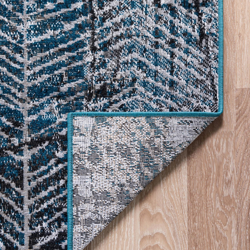 Seville Elegance Collection Area Rug - Cordoba Rectangle Gray Blue  lifestyle 11