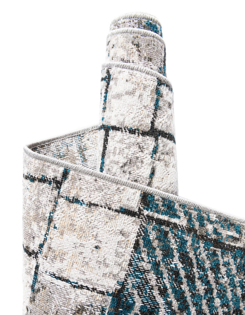 Seville Elegance Collection Area Rug - Cordoba Rectangle Gray Blue  lifestyle 17