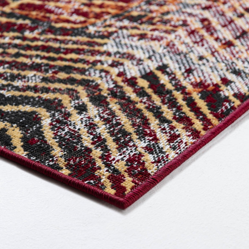 Seville Elegance Collection Area Rug - Cordoba Rectangle Rust Red  lifestyle 20