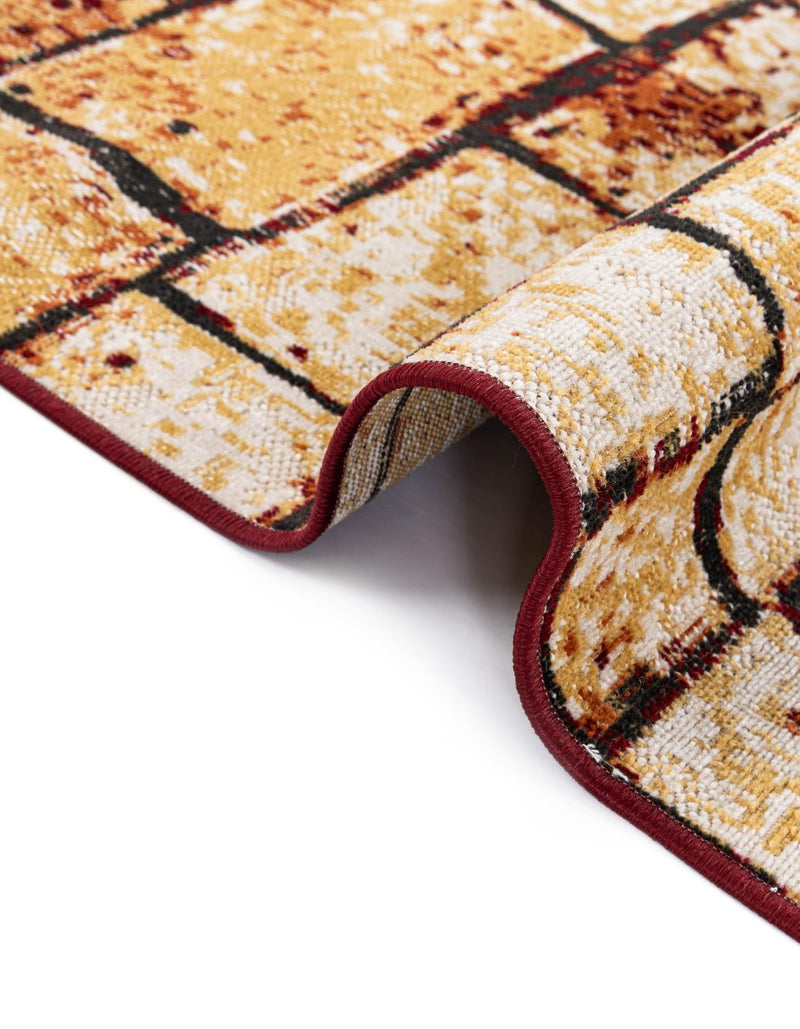 Seville Elegance Collection Area Rug - Cordoba Rectangle Rust Red  lifestyle 16