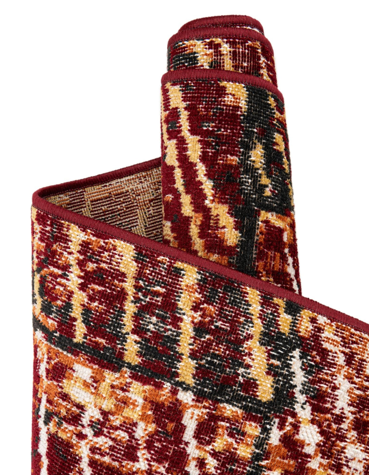 Seville Elegance Collection Area Rug - Cordoba Rectangle Rust Red  lifestyle 17