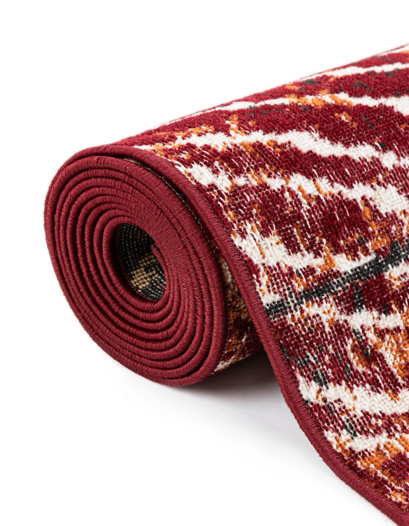 Seville Elegance Collection Area Rug - Cordoba Rectangle Rust Red  lifestyle 18