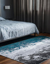 Seville Elegance Collection Area Rug -  Granada Rectangle Gray  lifestyle 5