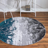 Seville Elegance Collection Area Rug -  Granada Round Gray  lifestyle 22