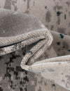Seville Elegance Collection Area Rug -  Granada Round Gray  lifestyle 43