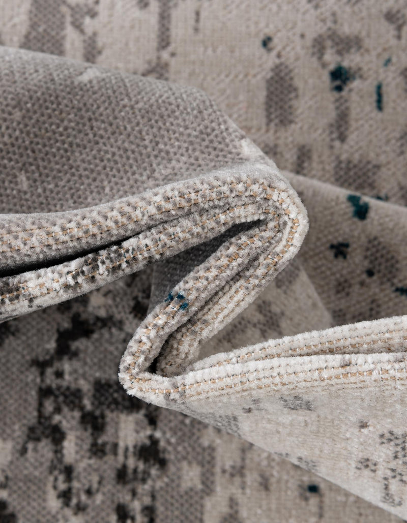 Seville Elegance Collection Area Rug -  Granada Round Gray  lifestyle 43