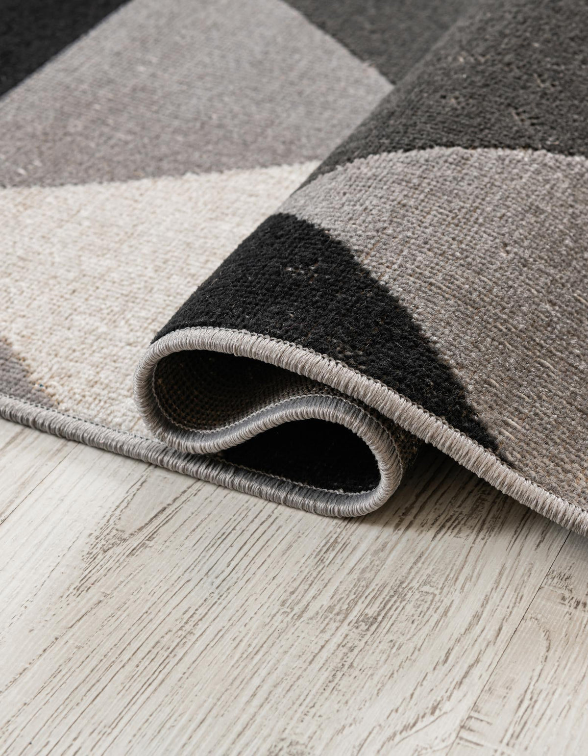 Seville Elegance Collection Area Rug -  Malaga Rectangle Gray  lifestyle 8