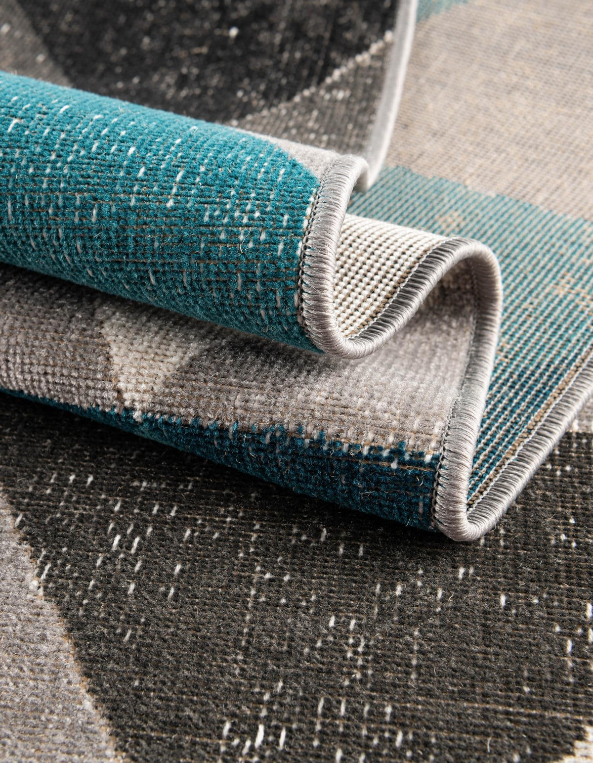 Seville Elegance Collection Area Rug -  Malaga Rectangle Gray  lifestyle 28