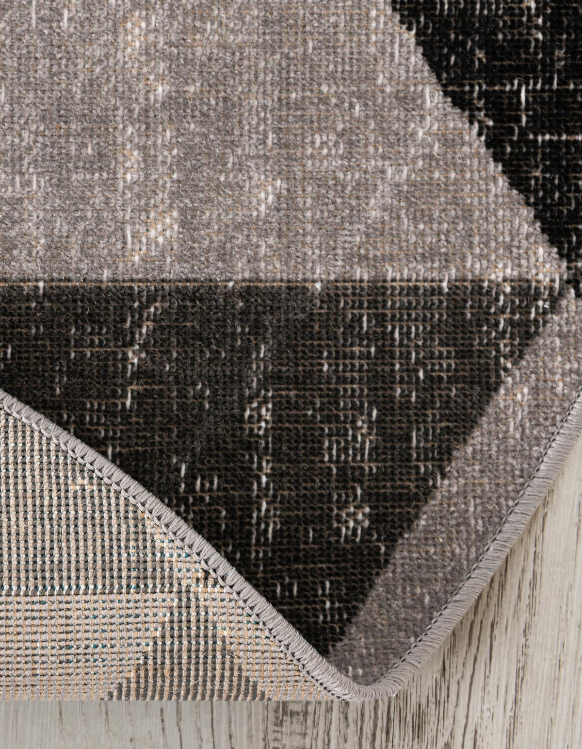 Seville Elegance Collection Area Rug -  Malaga Round Gray  lifestyle 48