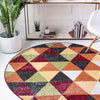 Seville Elegance Collection Area Rug -  Malaga Round Multi  lifestyle 30