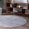 Seville Elegance Collection Area Rug -  Cadiz Round Gray  lifestyle 99