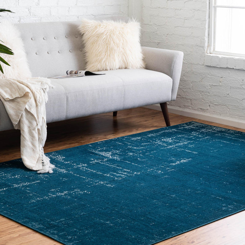 Seville Elegance Collection Area Rug -  Cadiz Rectangle Blue  lifestyle 9
