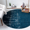 Seville Elegance Collection Area Rug -  Cadiz Round Blue  lifestyle 135