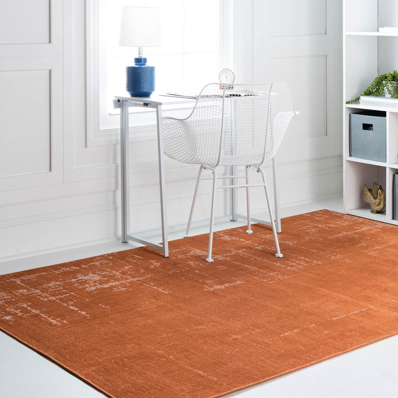 Seville Elegance Collection Area Rug -  Cadiz Rectangle Orange  lifestyle 10