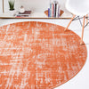 Seville Elegance Collection Area Rug -  Cadiz Round Orange  lifestyle 121