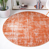 Seville Elegance Collection Area Rug -  Cadiz Round Orange  lifestyle 137