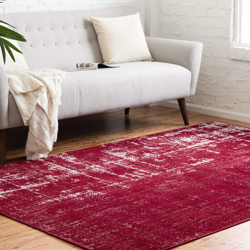 Seville Elegance Collection Area Rug -  Cadiz Rectangle Red  lifestyle 11