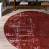 Seville Elegance Collection Area Rug -  Cadiz Round Red  lifestyle 50