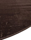 Seville Elegance Collection Area Rug -  Cadiz Round Charcoal  lifestyle 168